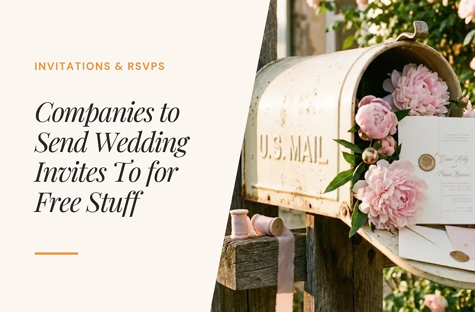 Companies to Send Wedding Invites To for Free Stuff (2026 List with Addresses)