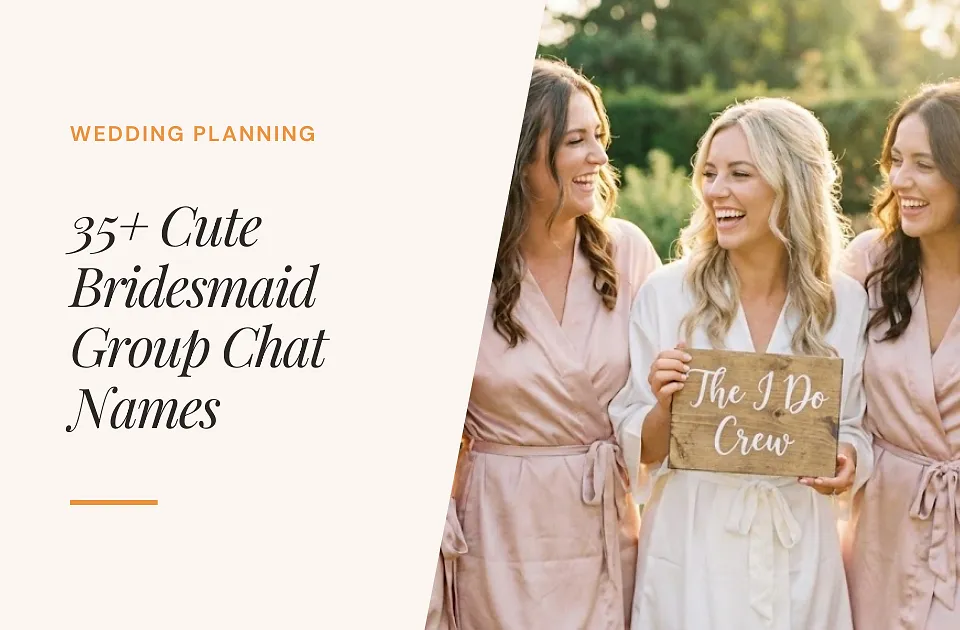 35+ Cute Bridesmaid Group Chat Names (Funny, Sweet, and Drama-Free)