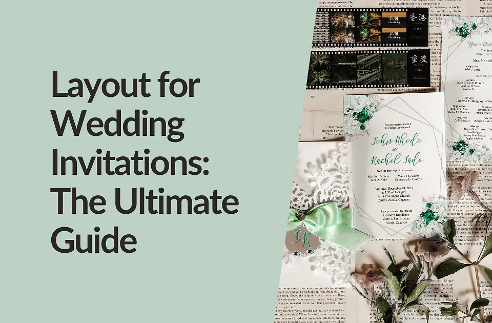 Layout for Wedding Invitations: What Goes Where (With Examples)