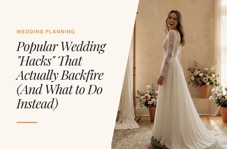 7 Popular Wedding "Hacks" That Actually Backfire (And What to Do Instead)
