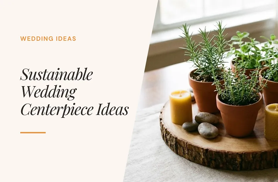 8 Sustainable Wedding Centerpiece Ideas That Don't End Up in the Trash