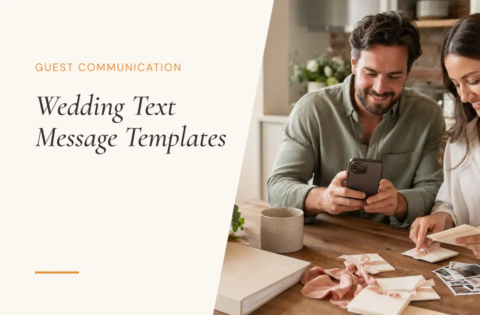Wedding Text Message Templates (40+ Examples)